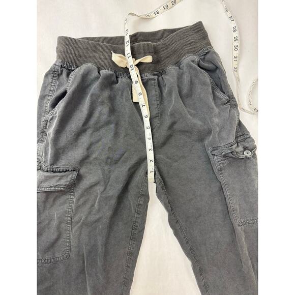 Aerie Cargo Jogger Gray Drawstring Grunge Comfort Relaxed Women's Size Small - Picture 4 of 8